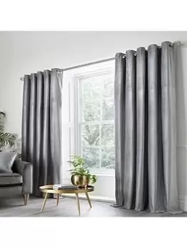 Appletree Jasper Eyelet Lined Curtains