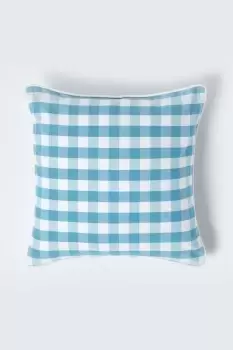 Block Check Cotton Gingham Cushion Cover