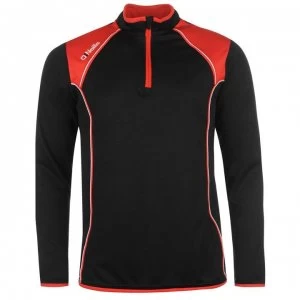 ONeills Bailey Quarter Zip Top Mens - Black/Red/Wht