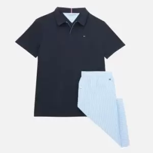 Tommy Hilfiger Woven Cotton Lounge Set - L