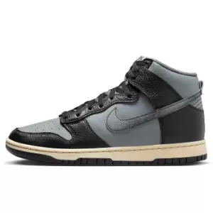 nike DUNK HI RETRO PREMIUM, SMOKE GREY/BLACK-BEACH-BLACK