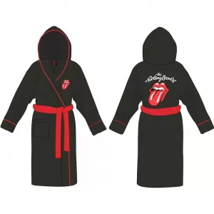 The Rolling Stones - Classic Tongue Unisex Bathrobe - Black