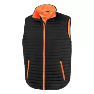 Result Unisex Adult Gilet (S) (Black/Orange)