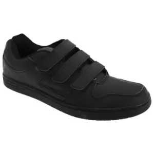 Dek Mens Charing Cross Touch Fastening Trainers (7 UK) (Black)