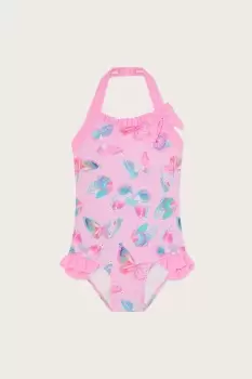 Butterfly Halterneck Swimsuit