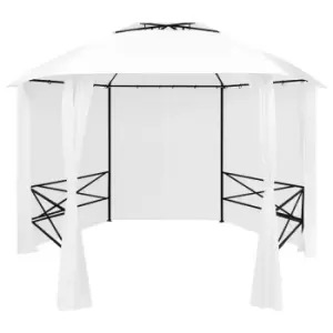 Vidaxl Garden Marquee With Curtains 360X312X265cm White 180 G/M²