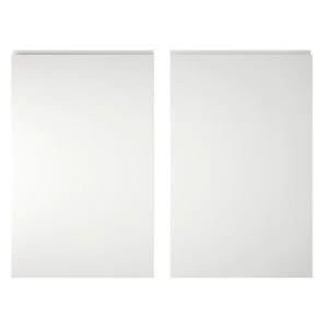 Cooke Lewis Appleby High Gloss White Larder door W600mm Set of 2