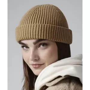 Beechfield Unisex Adult Recycled Harbour Beanie (One Size) (Biscuit Beige)