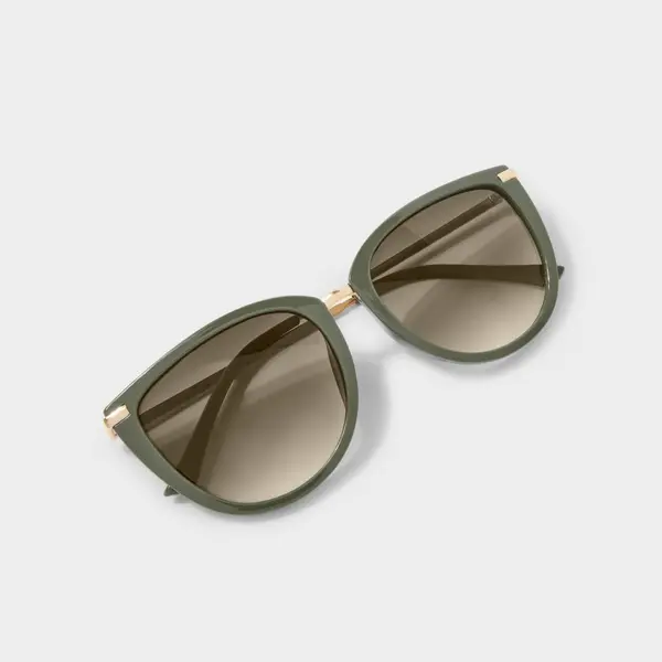 Katie Loxton Sardinia Sunglasses in Khaki