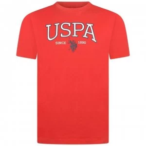 US Polo Assn Logo T Shirt - Tango Red