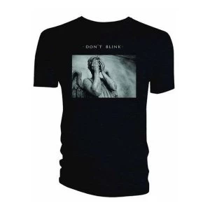 Doctor Who - Weeping Angel Album Don't Blink Womens X-Large T-Shirt - Black