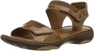 Josef Seibel Light Brown Leather 'Debra 19' Flat Sandals - 3