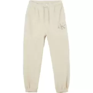 Calvin Klein Jeans Genderless Monologo Sherpa Pant - Beige