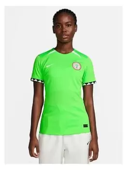 Nike Nigeria 2023 Womens Home Stadium Short Sleeved Shirt - Green Size M Women