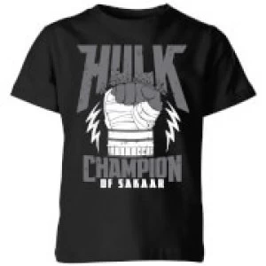 Marvel Thor Ragnarok Hulk Champion Kids T-Shirt - Black - 9-10 Years