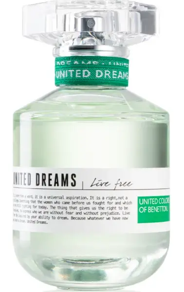 Benetton United Dreams Live Free Eau de Toilette For Her 80ml