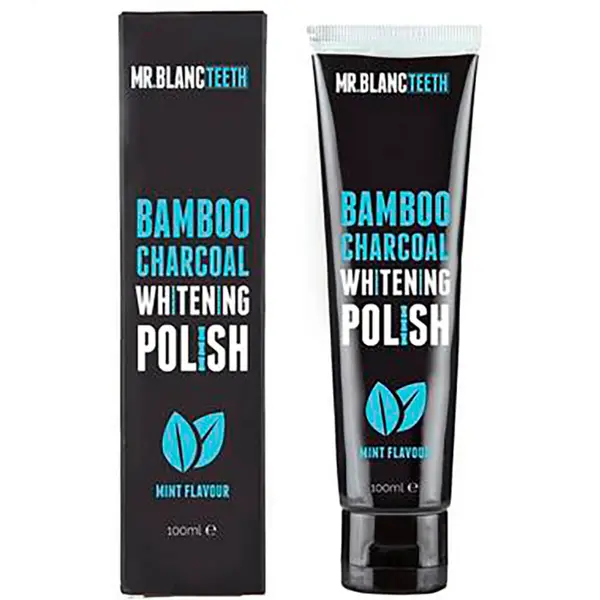 Mr Blanc Teeth Bamboo Charcoal Whitening Tooth Polish 100ml