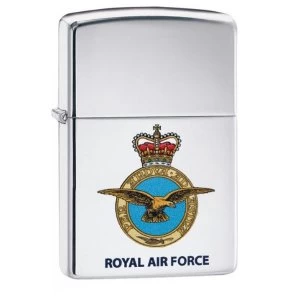 Zippo Royal Air Force Official Crest High Polish Chrome Finish Windproof Lighter