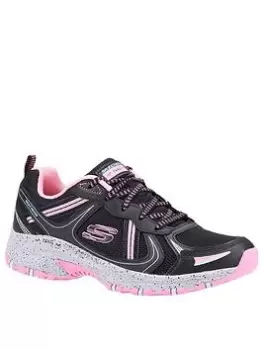 Skechers Hillcrest Trainers, Black, Size 7, Women