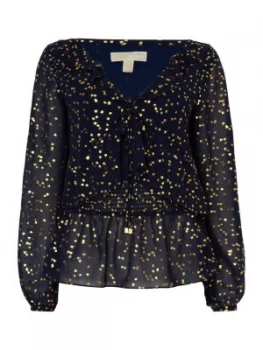 Michael Kors Ditsy blossom blouse Blue