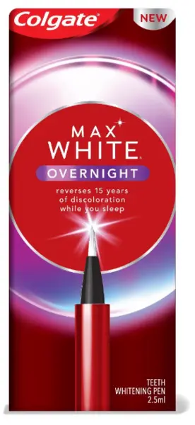 Colgate Max White Overnight Whitening Toothpaste 2.5ml