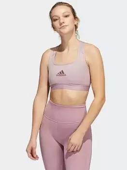 adidas Powerreact Training Medium-support Bra, Purple, Size 2Xs, Women