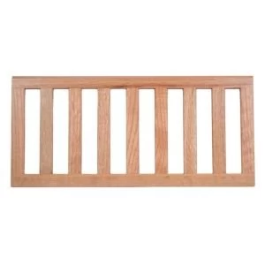 Oak Effect Slatted Shelf L471mm D216mm