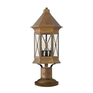 3 Light Outdoor Pedestal Light Sienna IP44, E14