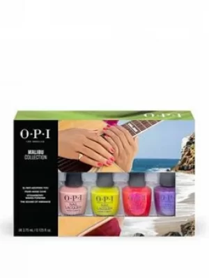 Opi Opi Malibu 4 Pieces Mini Pack (Limited Edition)