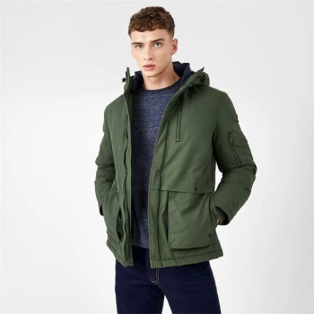 Jack Wills Brainbrook Parka Coat - Khaki