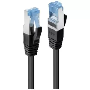 LINDY 47176 RJ45 Network cable, patch cable CAT 6 S/FTP 0.50 m Black