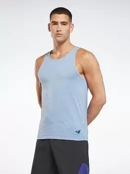 Reebok Les Mills Natural Dye Tank Top, Purple, Size S, Men