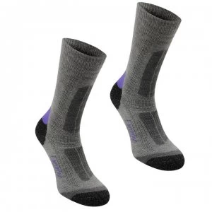 Karrimor Trekking Socks Ladies - Grey/Purple