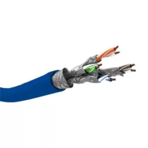 Goobay S/FTP CAT 7A+ Network Cable - 100m - Blue