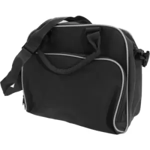 Bagbase Compact Junior Dance Messenger Bag (15 Litres) (One Size) (Black/White) - Black/White