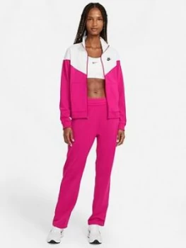 Nike Nsw Tracksuit, Pink/White, Size 2XL, Women