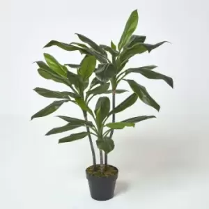 Homescapes - Artificial Cordyline Plant in Pot, 100cm Tall - Green