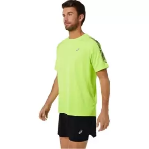 Asics Mens Icon SS Running Top - Green