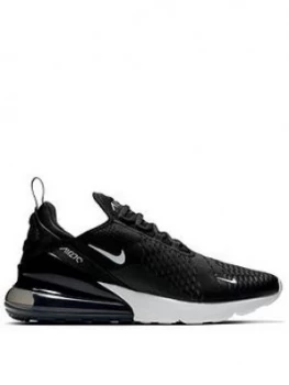 Nike Air Max 270 - Black/Multi, Black/White, Size 6, Women