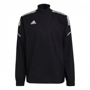 adidas Hybrid Zip Top Mens - Black/White