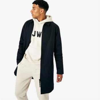 Jack Wills Classic Twill Overcoat - Black