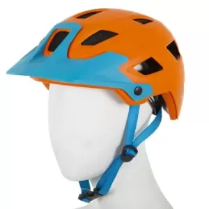 ETC M810 Adult MTB Helmet Orange/Blue 53cm-59cm.