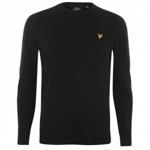 Lyle and Scott Merino Knit Jumper Mens - Black C572