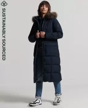 Superdry Longline Faux Fur Everest Coat