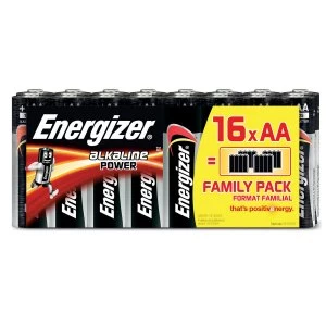 Energizer AA Alkaline Power 16 Battery Pack