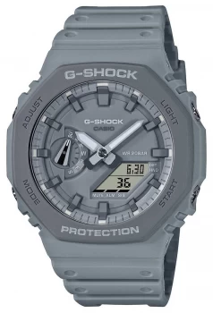 Casio Octagon Series Grey Resin Strap Grey Dial GA- Watch