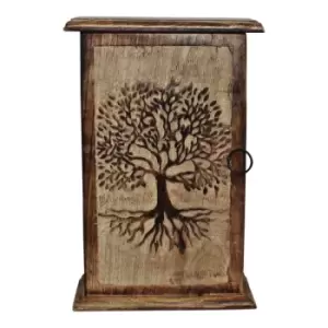 Geko Tree of Life Hand Carved Key Box