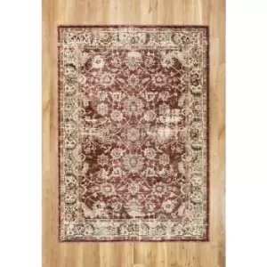 Mastercraft Alhambra Rug - 6549A Red - 133x195cm, Cotton