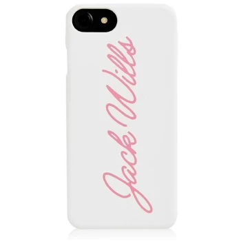 Jack Wills Flint Script Graphic iPhone 6/6S/7/8 Case - White