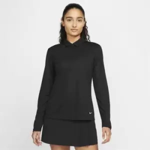 Nike Long Sleeve Victory Polo Shirt Womens - Black